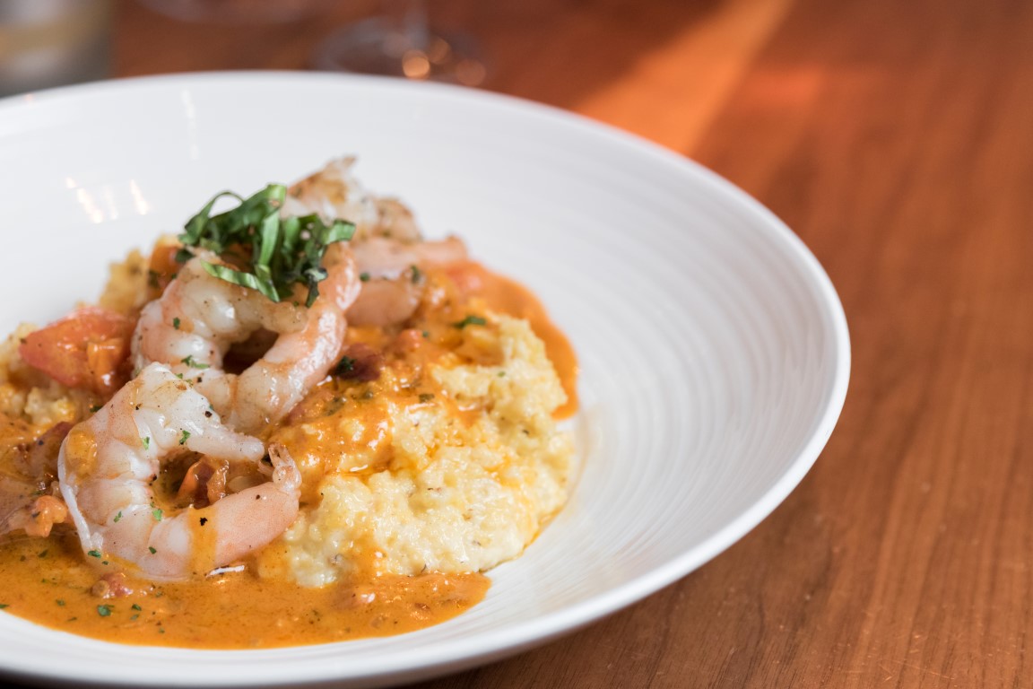 Satisfy your seafood craving with Fish Tacos, Pan-Seared Wild Salmon or our Shellfish &amp; Grits! Order online at edgarsgrille.com. #EdgarsGrille #AugustaFoodie #AugustaGA