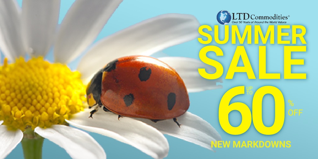 LTDCommodities's tweet photo. Step into #Summer with #savings from #LTDCommodities! Our #SummerSale is starting now with #new #markdowns up to 60% off! With prices like these, you can't afford NOT to shop at #LTD! https://t.co/EKpEzr7Mhv https://t.co/rdsSDQVpJe