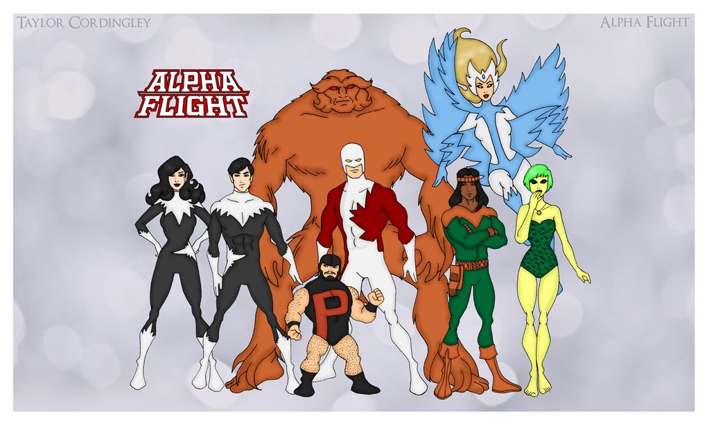 AlphaTalking's tweet image. MCU seems to keep teams (upon intro) to 5 or 6.  If MCU gave AF a film with those parameters who would you have on team?  Not you favs, who would work in MCU in your opinion?