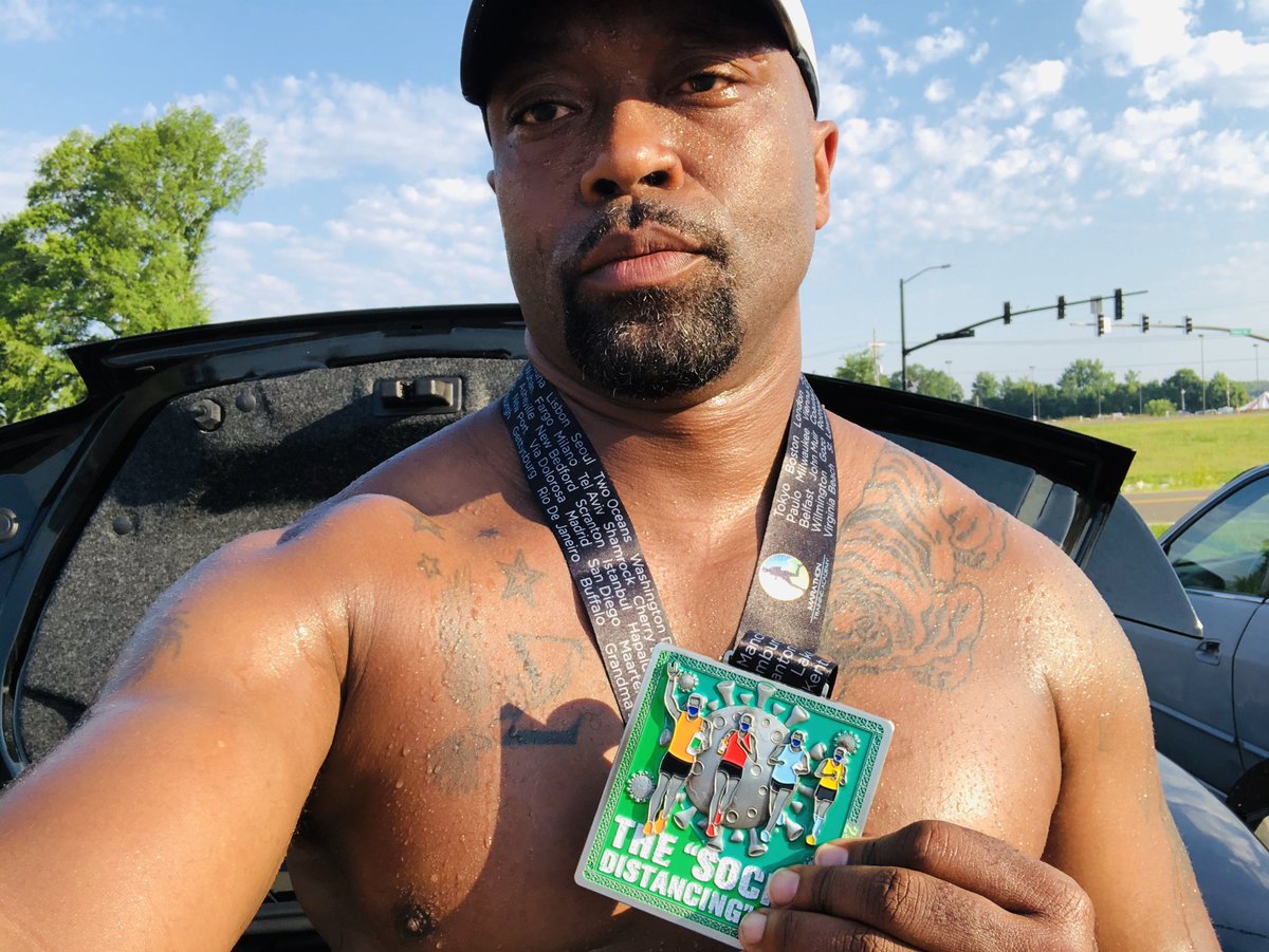 rodwashi's tweet image. Completed my #virtualrun this morning #socialdistancerun #happyfathersdayweekend