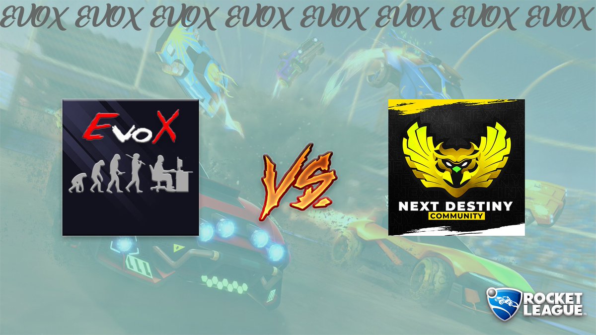 Für alle Rocket League Fans geht's heute in der #DESBL Division B weiter.
Schaltet ein und feuert unsere Jungs im Chat an! GLHF! 🏎️

🆚 @eSports_NDe
⏰ 20:00 CET
📺 twitch.tv/evolutionx_esp…

#eSports #RocketLeague