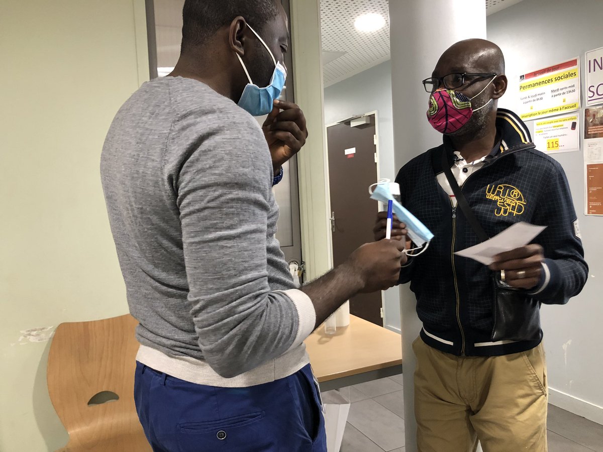 After Arsem got tested, he was given a mask, a bottle of hand sanitiser and a note reminding him to come back on Monday to get his results. (He’s going to text me what they are, fingers crossed!)