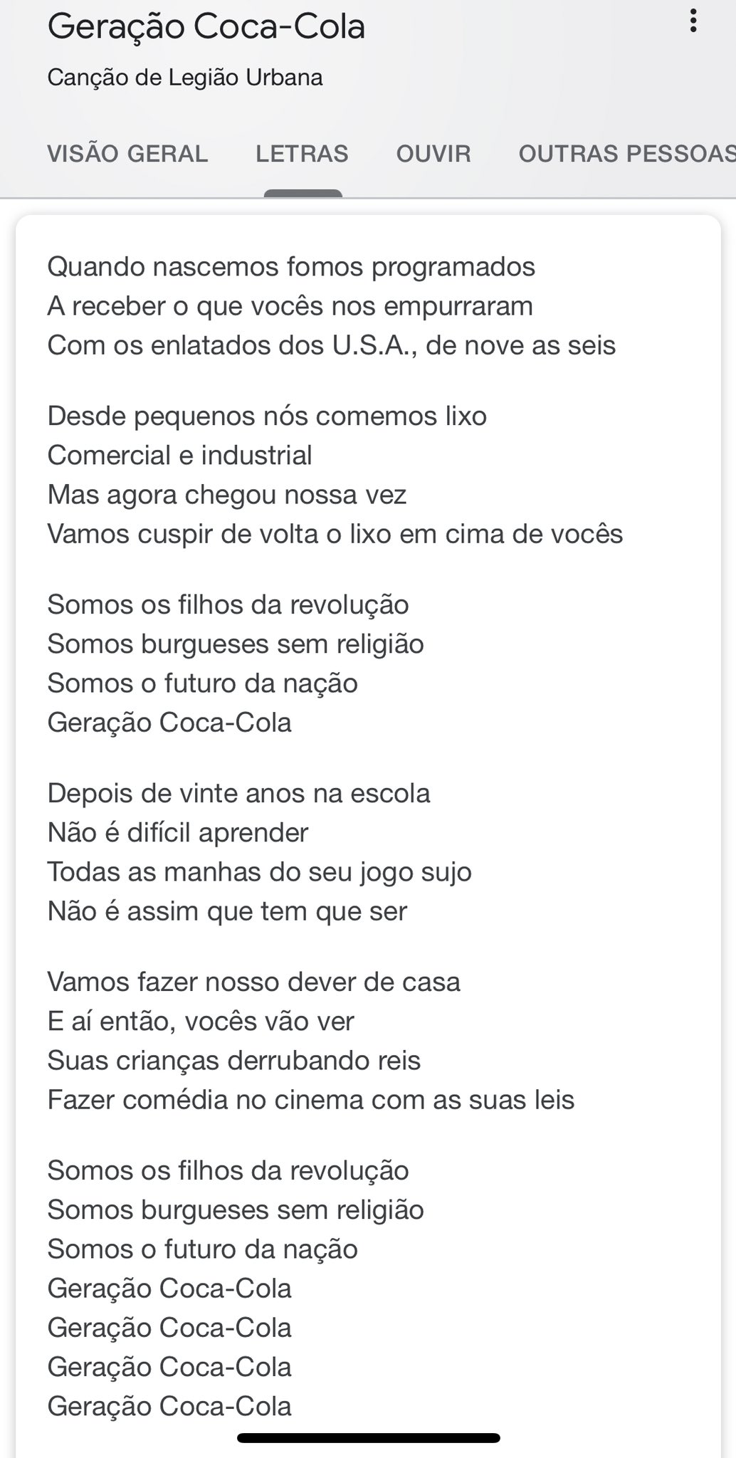 Letra da música Lixo no Lixo.