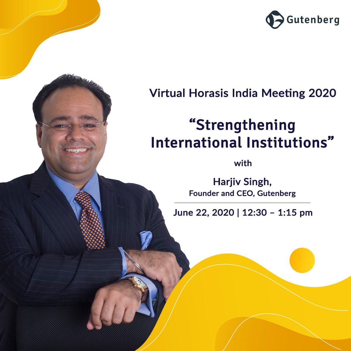the_gutenberg's tweet photo. How can we ensure global voices are heard in global institutions, especially during a pandemic? @harjivsingh joins an eminent panel chaired by @PramitWorld, at the Virtual @HorasisOrg India Meeting 2020 co-hosted by @FollowCII. 1/2
#HorasisIndiaMeeting #OneGutenberg #TheGutenberg https://t.co/0vDDBCw2ux