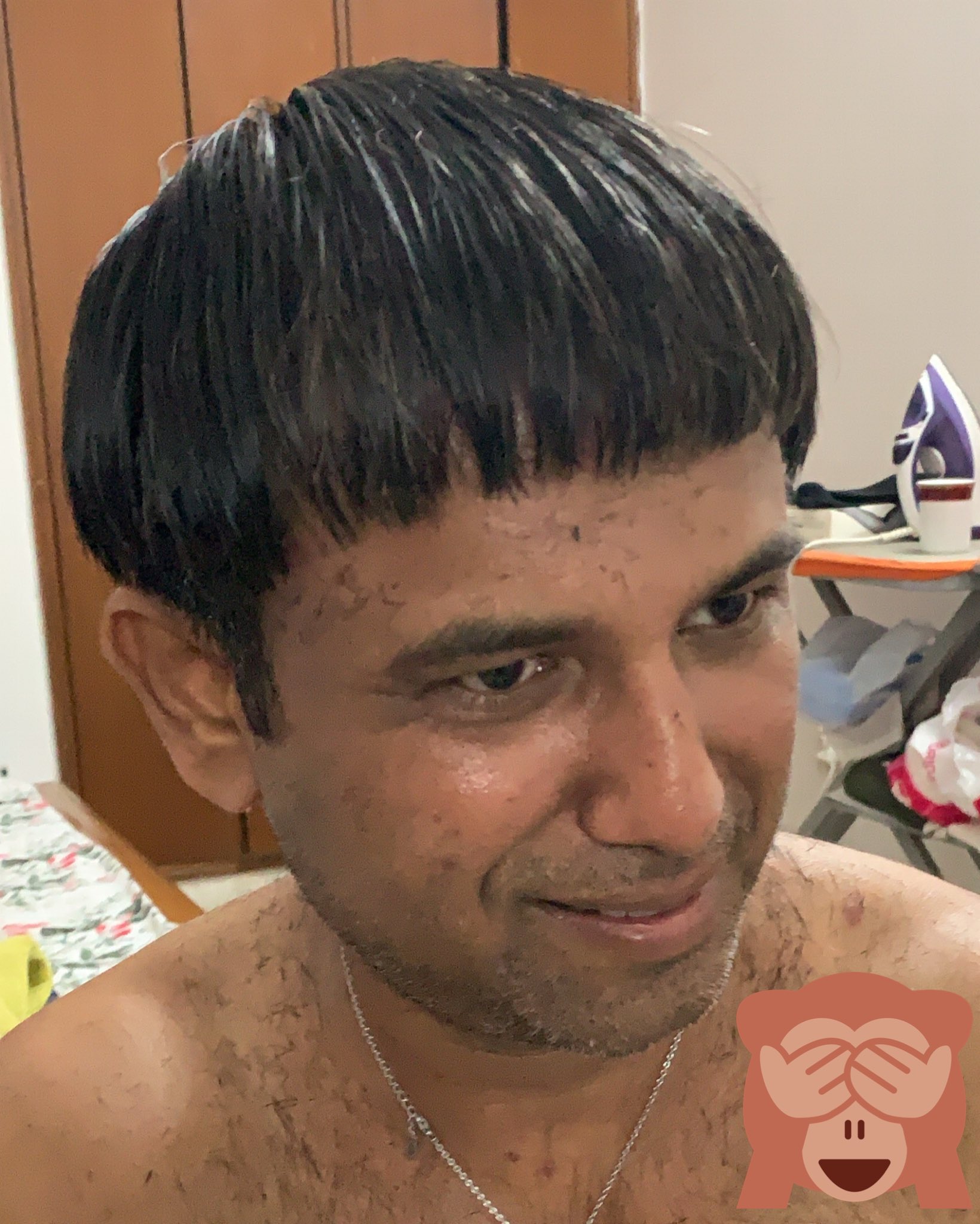 تويتر インド嫁 على تويتر 今日のキャミ男 ハサミを横に入れるのはインドデフォ おぼっちゃまくんは知らないはず 昨日の友達のアドバイス虚しく セルフカット 私のせいじゃない T Co An5acj1sdh