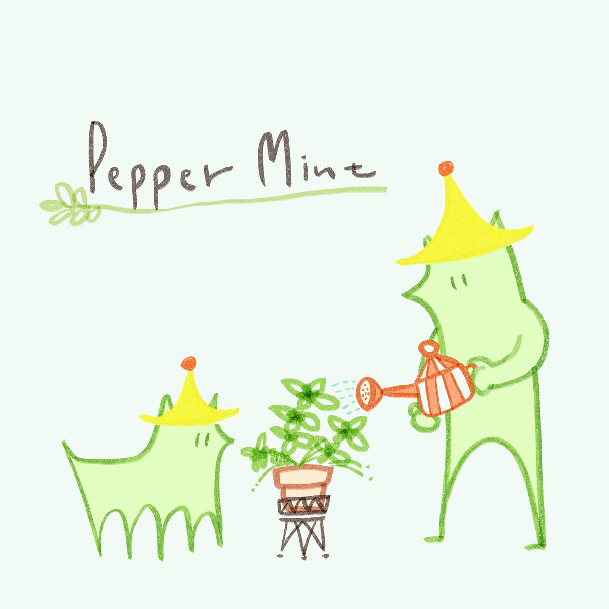 Nap Pepper Mint ペパーミントの日 イラスト Illustration