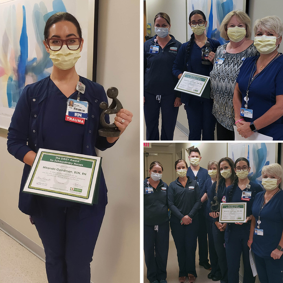 👏  🏆 Congratulations #smhNurse Miranda Goodman, BSN, RN, on earning the international #DAISYaward for going above & beyond to make a difference in the lives of patients & families! 🌼 #DAISYfoundation #smhNursesRock #MagnetNurses #BestOfTheBest #smhNews #sarasota