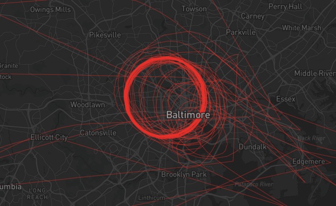 2/ The same plane flew over Baltimore in 2015 after Freddie Gray died from severe injuries sustained in police custody https://www.buzzfeednews.com/article/peteraldhous/fbi-surveillance-plane-black-lives-matter-dc