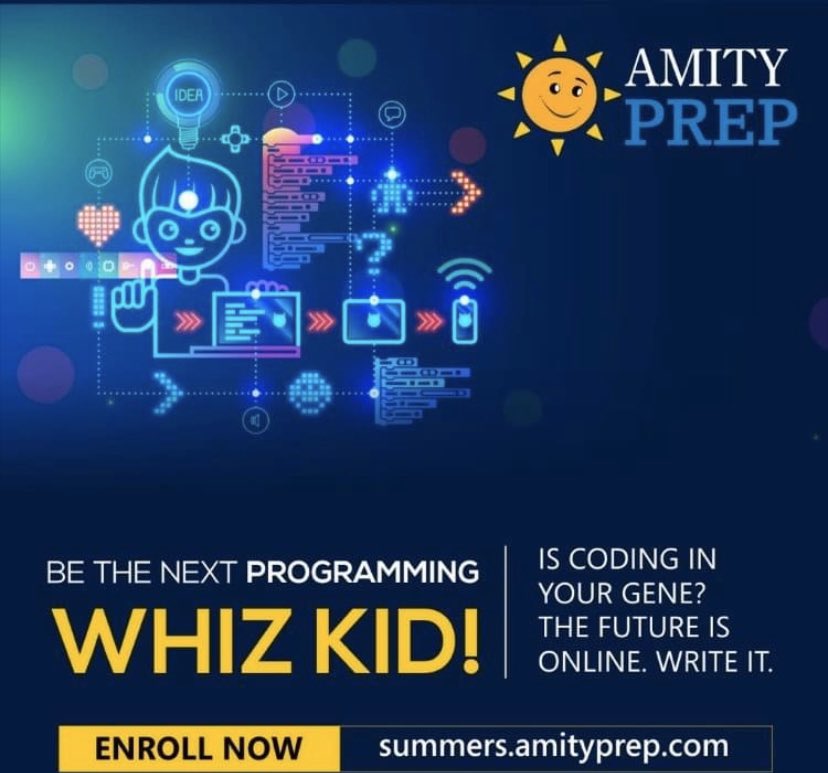 psurabhi2627's tweet photo. Learn to program from scratch: code yourself!
Start today at #amityprep 

Visit- https://t.co/FyZ90o6Xzr

#summer2020 #education #Learning #SaturdayThoughts #online https://t.co/ae0IdScoW5