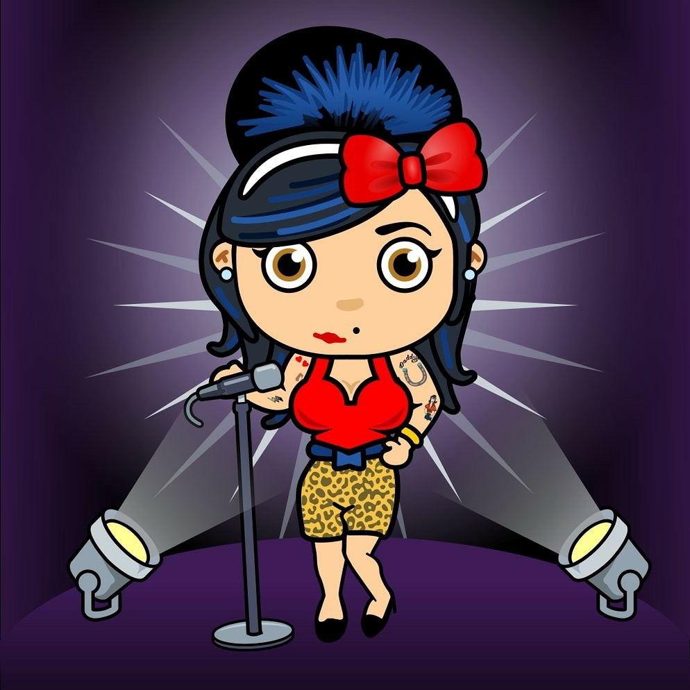 Juliograf's tweet photo. #AmyWinehouse #MiniAmy #LaLigaDeLosSupers https://t.co/ZCZkVXhg4J