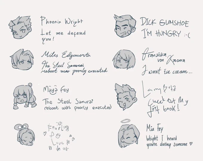 Have I told you how much I like handwriting headcanon 