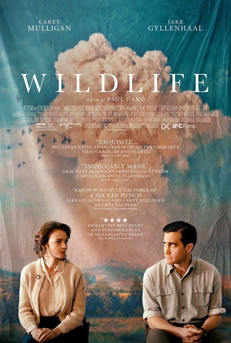 82. WILDLIFE (2018) -- Walaupun ini cerita fiksi diangkat dari novel dengan judul yang sama, tapi plotnya terasa plausible banget kalo ini apa terjadi pada umumnya di Amerika mengenai problematika pernikahan. Lagi-lagi seks & ekonomi selalu menjadi faktor. Film drama yang bagus!