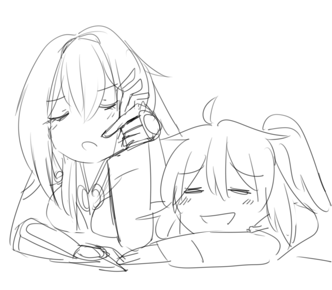 a simpler one for day 131 because my hand hurty and i want scathach to kiss it better LMAO