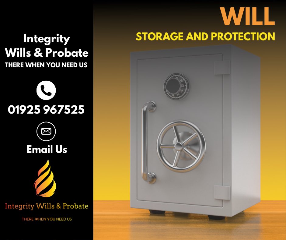 Our secure storage facility is just £250 for life. This includes a copy of your #Will for you to refer to, free updates and help and advice to your executors when the time comes #Warrington #LegalServices #estateplanning #SaturdayThoughts