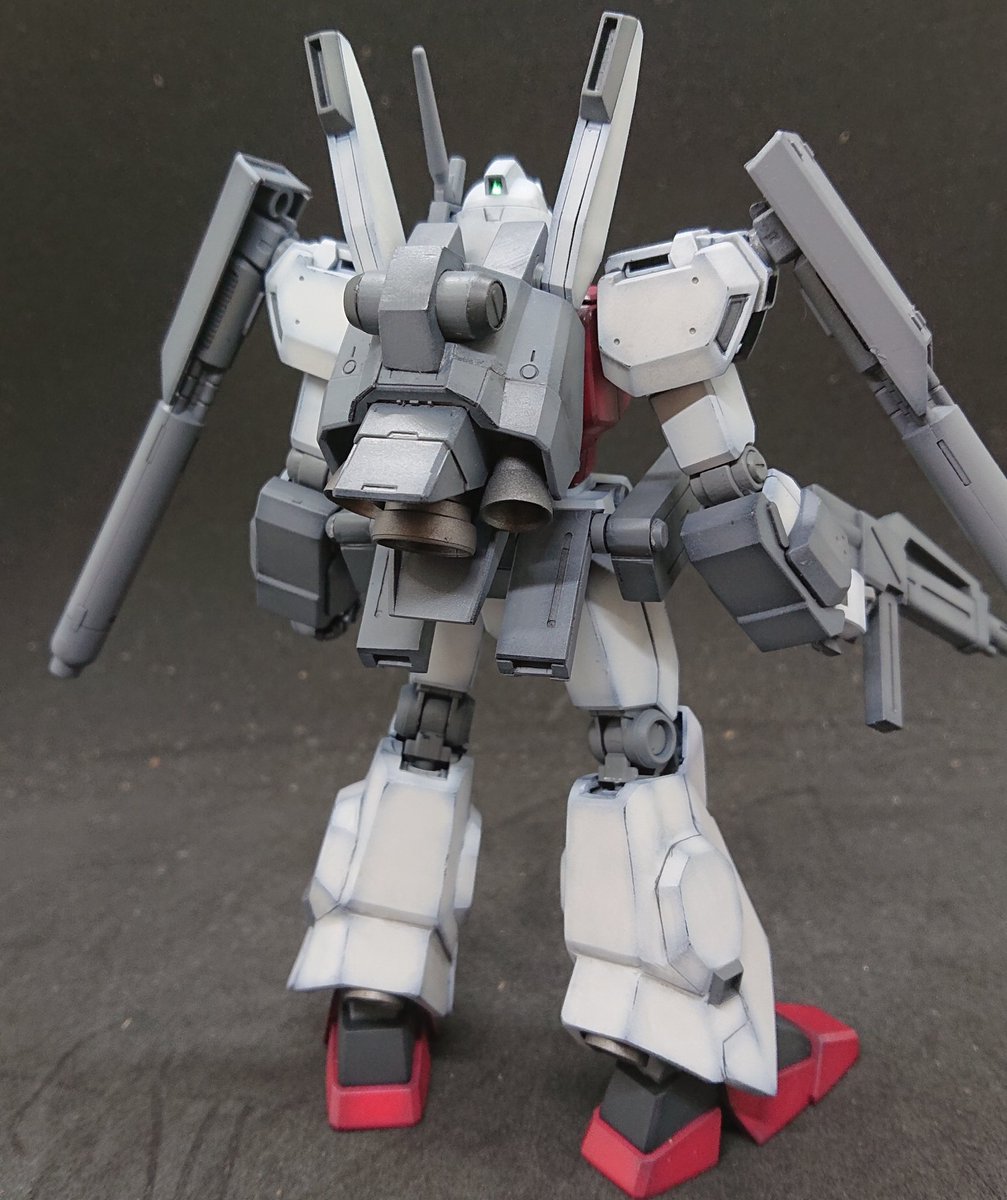 HGジェガン重装型出来た！ ヽ(*´▽)ノ♪ 足のスクラッチに手間取りまし
