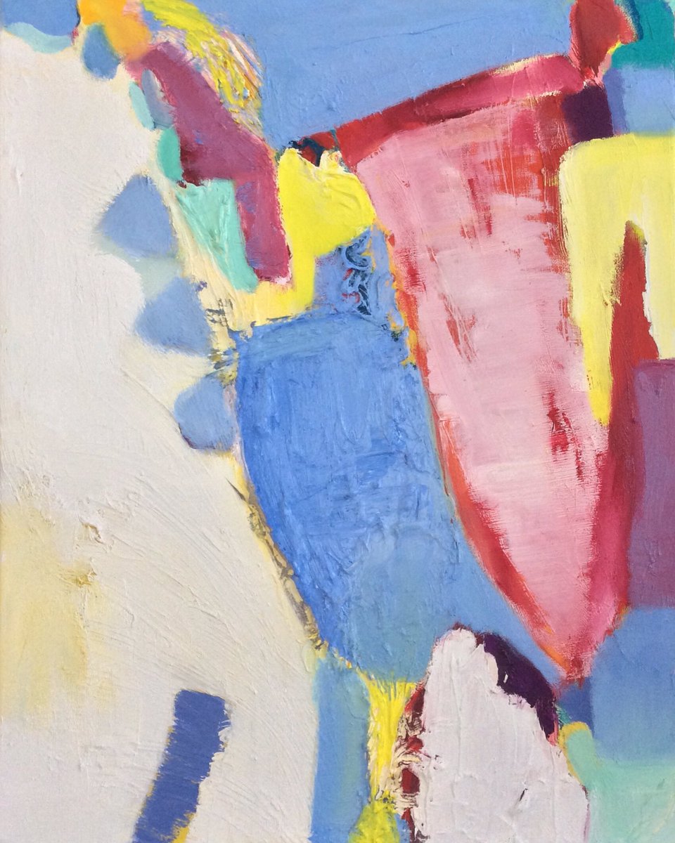 JudithAnnBrown's tweet photo. This Morning, Summer Solstice #SaturdayMorning #painting https://t.co/jScwk4zzaG