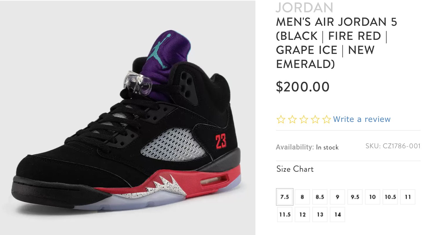 Justfreshkicks Size Update Via Snipes Us Air Jordan 5 Retro Top 3 Gt T Co 8hachi5vcf T Co Ozivvdh4n5 Twitter