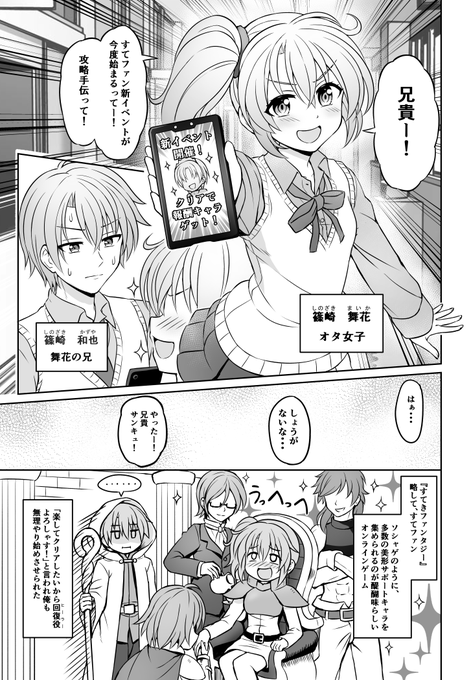 オタク系女子に振り回される漫画(1/2) 