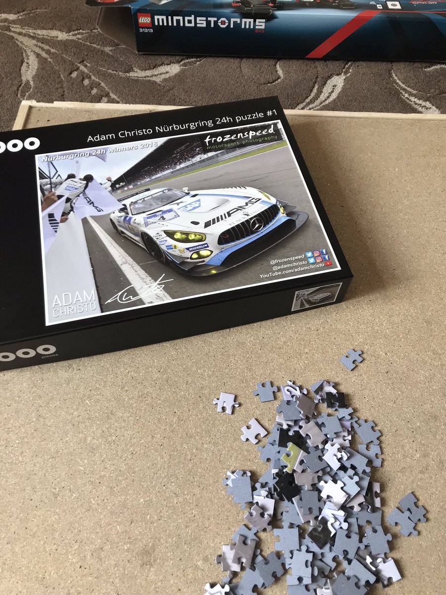 @RSL_Studio #RSL24VCO 
What a perfect Saturday afternoon doing a puzzle and watching and listening to @specutainment and @rcracing .