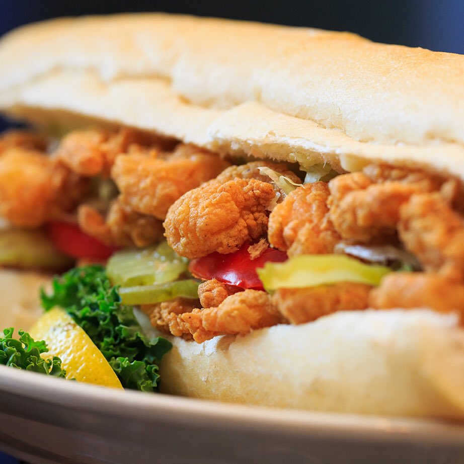 1488Kitchen's tweet image. We can’t wait for you to sink your teeth into one of our po boys! Oyster, shrimp or catfish...mmmm delicious! #poboy #cajun #conroe #thewoodlands #magnolia #spring #texas #houston #bayoucity