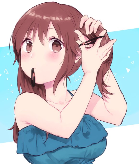 #モバマス版深夜の真剣お絵かき60分1本勝負 
十時愛梨で🍎🍎🍎 