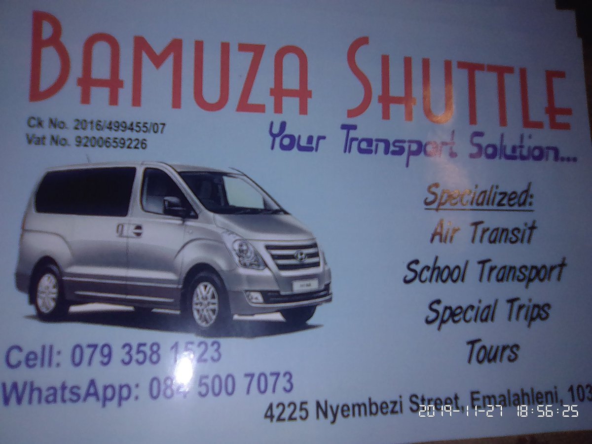 ElvisHlophe2's tweet photo. #DJSBU  @SunCityResortSA @dbntourism @Mtpatourism @NYDARSA  we are ready to take our clients to their destination https://t.co/ouXwCiFysA