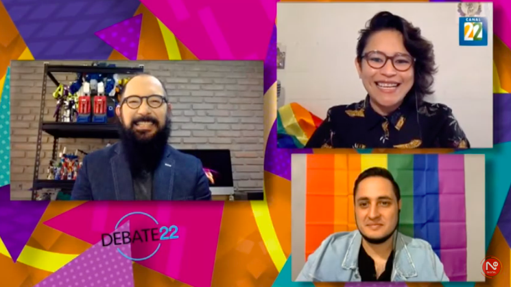 AlvaroCueva's tweet photo. Qué va a pasar con la marcha del orgullo LGBT de este año? https://t.co/YcpZbu6sMq @N22Digital @Canal22 @MarchaLGBTCDMX @mariobustaman @interitzel #Debate22 #LGBT #LGBTQ #Marcha #LiberaTuOrgullo #ElOrgulloPermanece #EndlessPride #MesDelOrgullo https://t.co/ktRmnMiSCp