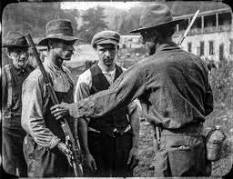 Battle of Blair Mountain (1921)Coal miners in Southern counties wanted to Unionize. The cooperations they worked for refused to let them. This lead to protest, riots, shoot outs and eventually lead to tear gas and pipe bombs being dropped on miners and their allies