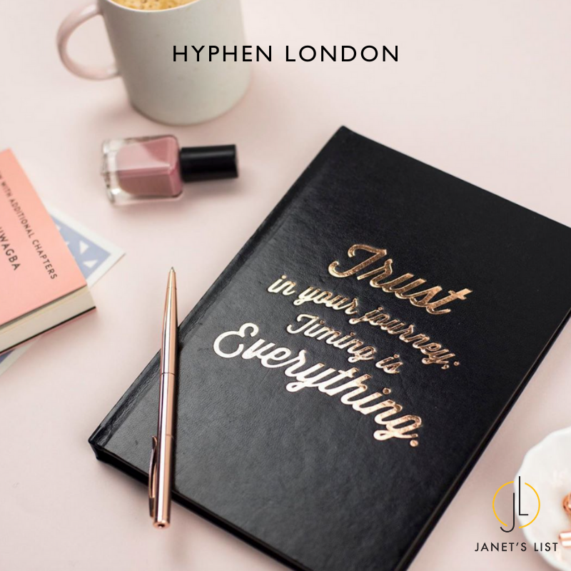 JanetsList's tweet photo. Day 24/30 | @Hyphen_London

Hyphen London creates stationery with faith, motivation and style at the core. They're the perfect gift for when you need an extra push to keep on track with your goals! Check them out here: https://t.co/EwdYUTH6FE #BlackOwnedBusiness #JanetsList https://t.co/f2zzEScXy8