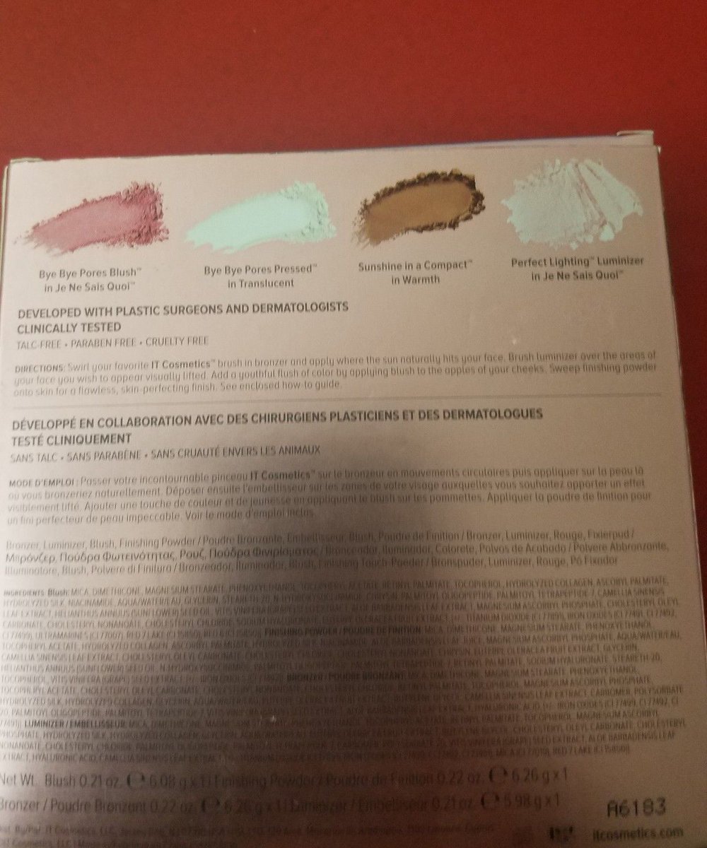 ihavecosmetics's tweet photo. It Cosmetic Your Je Ne Sais Quoi Complexion Perfection Face Palette ❤️ Authentic
Price: $38.95
Buy it here 👉👉 https://t.co/hKMnQIVOM9❤️-authentic
#ItCosmetic #It #Cosmetic #223131346713 #817919017858 https://t.co/Acen88yiiB
