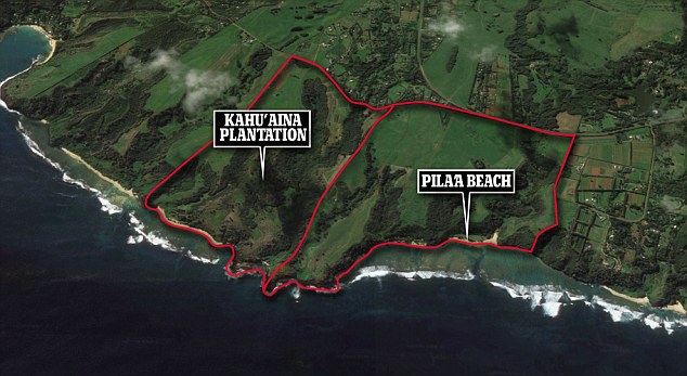 He has also walled off this whole fucking area around his house, blocking access to what is supposed to be public beachThis land is still not enough for him to have as his private property and he's still scheming to acquire more land.