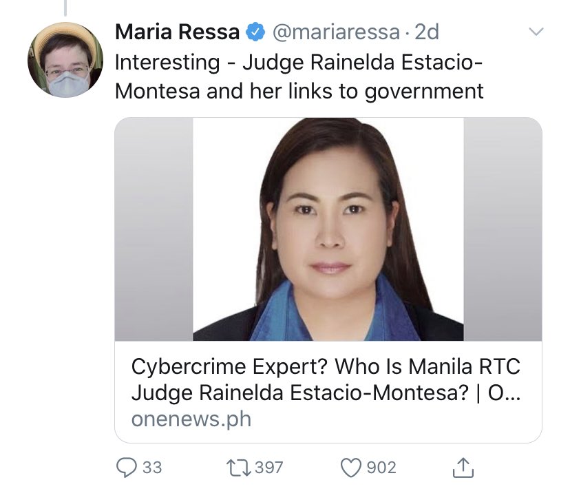 carpio_gene's tweet photo. No need to put a caption on this just check the picture

#MariaRessa #Rappler #AThousandCuts #WilfredoKeng #justiceforcjcorona https://t.co/zcbTP2uWpd