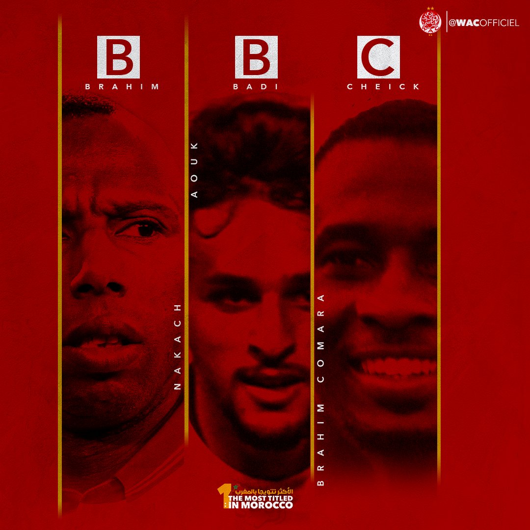 اعمل بجد في صمت و دع مجدك يصدر الصدى 🥇
الألقاب نفوز بها...و لا نعطيها لأنفسنا ☝️
Please give a 👍 to our BBC

#DimaWydad #MostTitledInMorocco 🇲🇦🥇