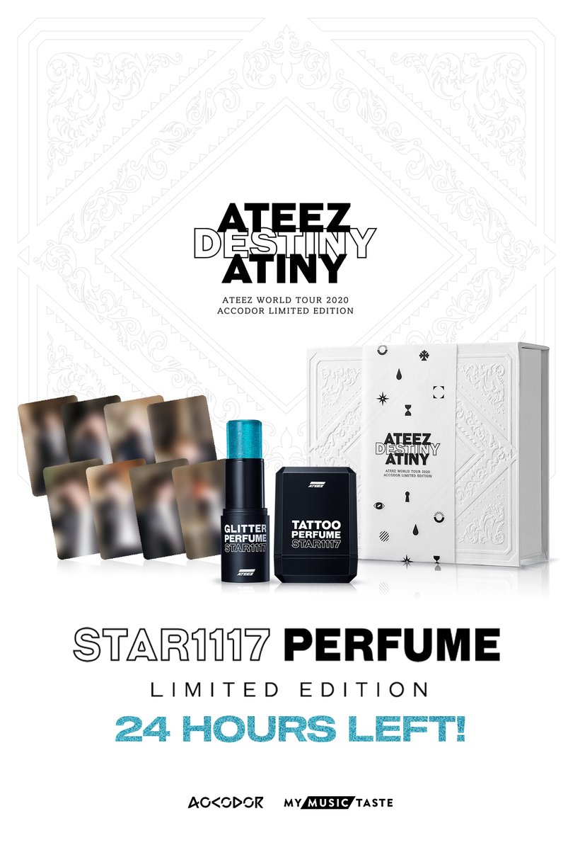'Looking for star 🌟
Looking for love 
So that no sorrow can come here
I will protect you forever
Forever you are my star' 🧡

T-24 to be part of #ATEEZ's galaxy of stars, #ATINY.  😉

#JoinTheFellowship on mmt.fans/Hzd6

#ATEEZ #STAR1117 #TattooPerfume