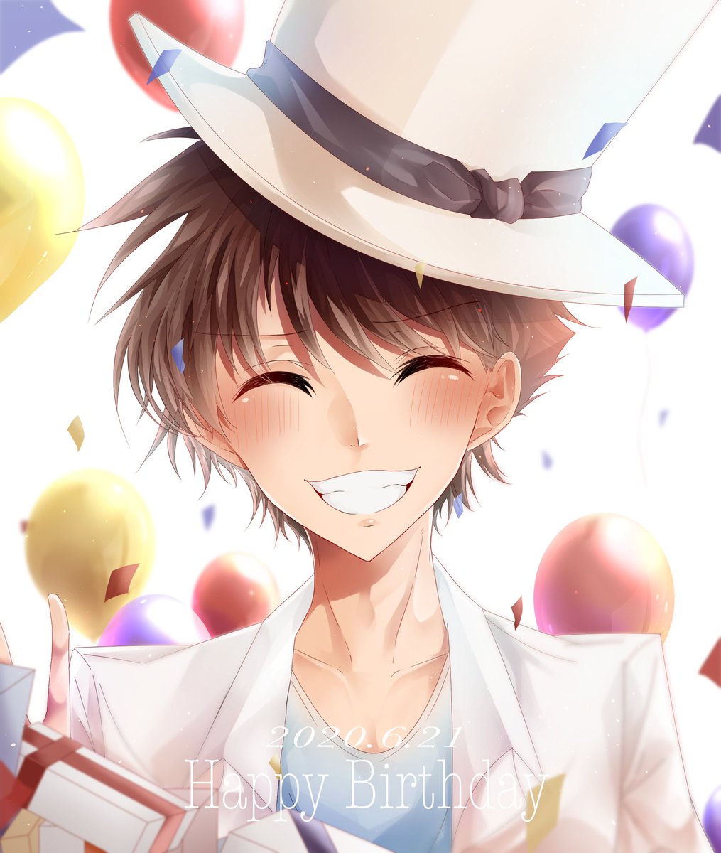 Happy Happy Birthday 最高にかっこいい推しと同じ誕生日は運命 怪盗キッド生誕祭 黒羽快斗生誕祭 10年越しの片想い ツイレポ