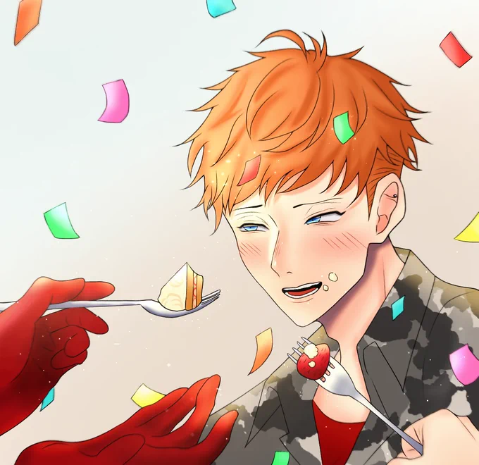 #毒島メイソン理鶯誕生祭2020
#毒島メイソン理鶯生誕祭2020

過去絵ですが…!!
お誕生日おめでとう〜〜〜!!?? 