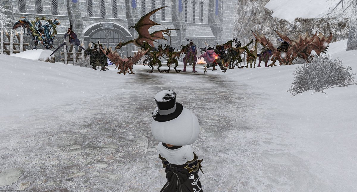 クロウ ちょこぼ ナイアガラリューサン終了いたしました 大勢の竜騎士の皆様 演目お疲れ様ですスターダイバーかっこいい 楽しい時間を過ごせました 来ていただいた皆様に感謝を ありがとうございました 2枚目は終了後のナウル防衛線