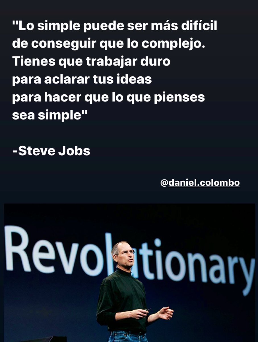 danielcolombopr's tweet image. Hazlo simple.