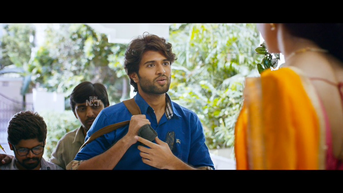 Chitra is introduced with a lengthy shot where the camera is following her, She is the bride. And the ironical part of both of them (with a kid) getting locked in a room, where the whole first half happens. Very classy writing, off-beat drama.