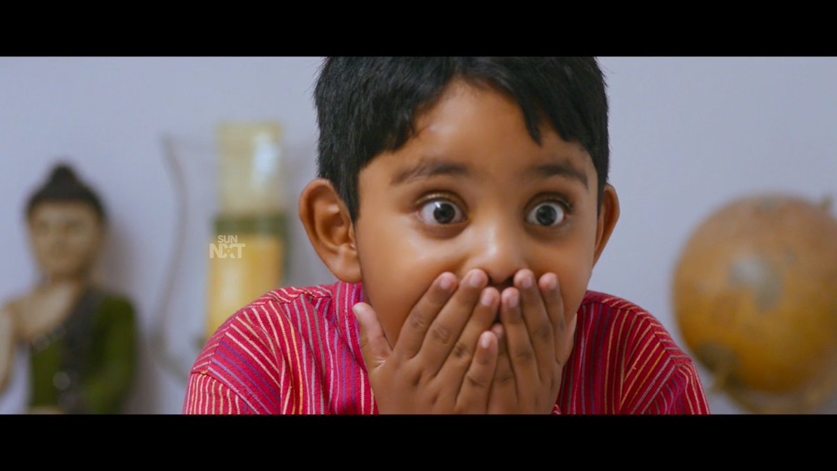 Chitra is introduced with a lengthy shot where the camera is following her, She is the bride. And the ironical part of both of them (with a kid) getting locked in a room, where the whole first half happens. Very classy writing, off-beat drama.