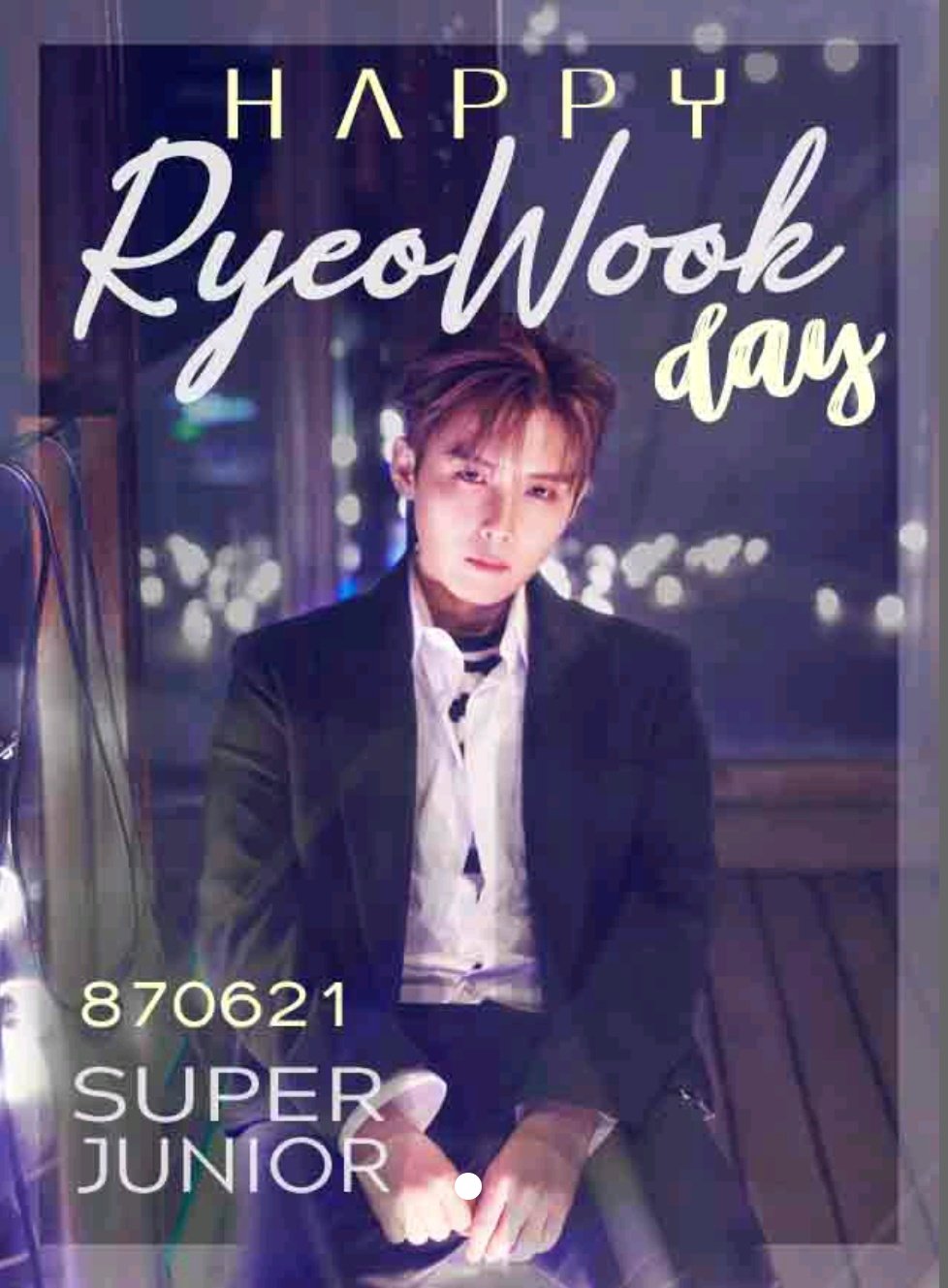 Happy Birthday Kim Ryeowook, Jerapah kesayangan kita    