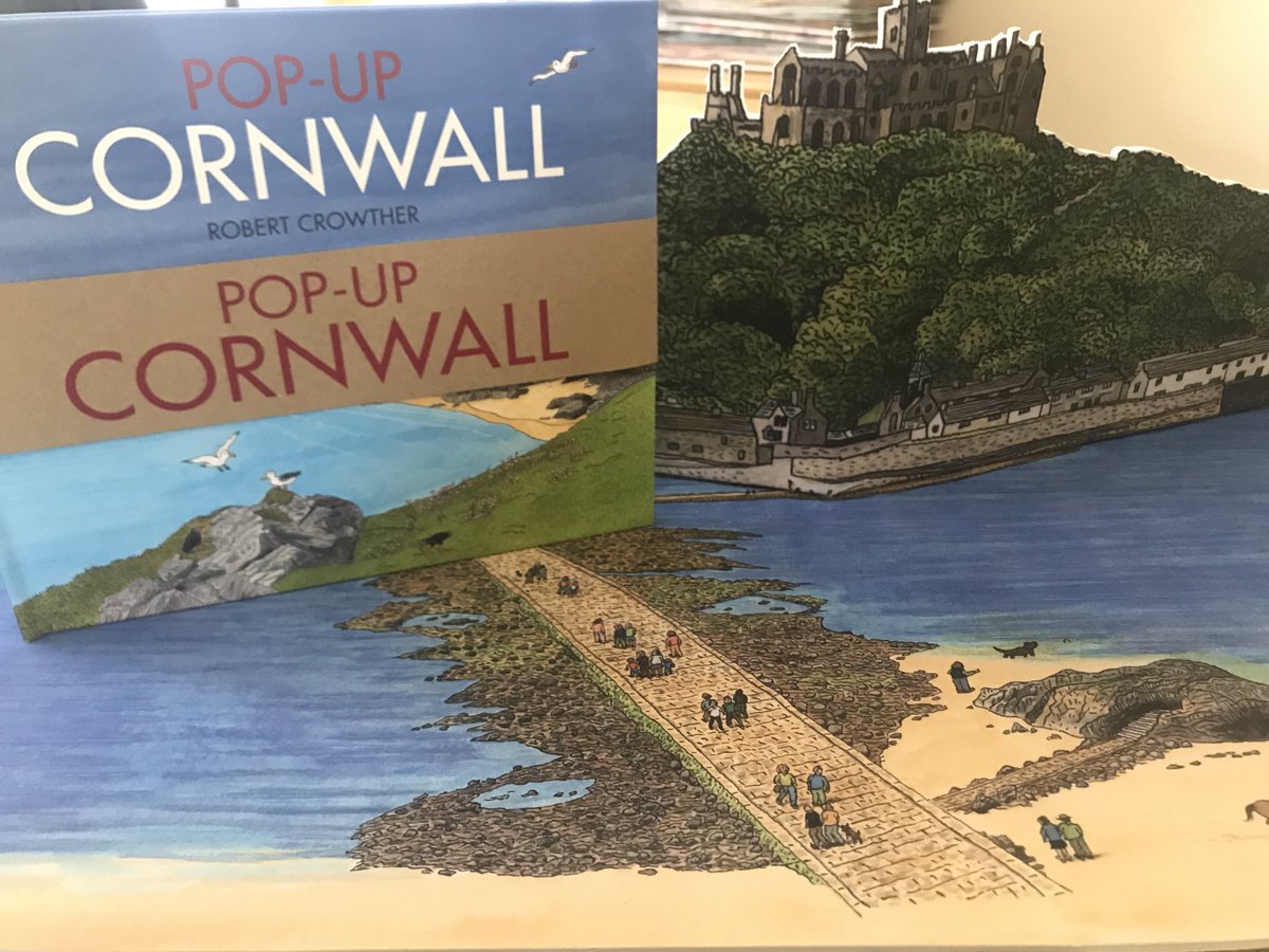 Here’s our new #book #popup#cornwall gorgeous illustrations display piece by #robertcrowther