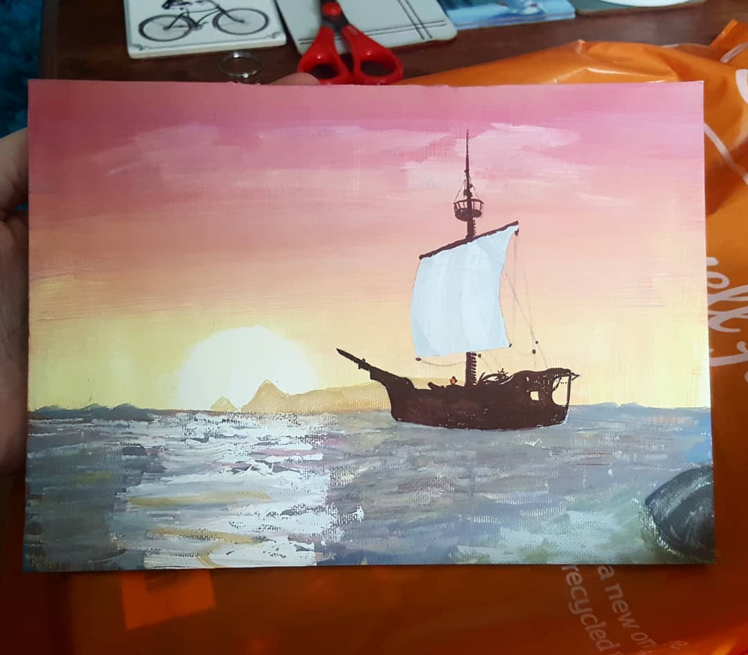 Harv (@harvdesign) on Twitter photo I painted this for a dear friend who was having a rough time, we play alot of sea of thieves together, it is excellent escapism! #SoTShot <a href="/SeaOfThieves/">Sea of Thieves</a> I painted this for a dear friend who was having a rough time, we play alot of sea of thieves together, it is excellent escapism! #SoTShot <a href="/SeaOfThieves/">Sea of Thieves</a>