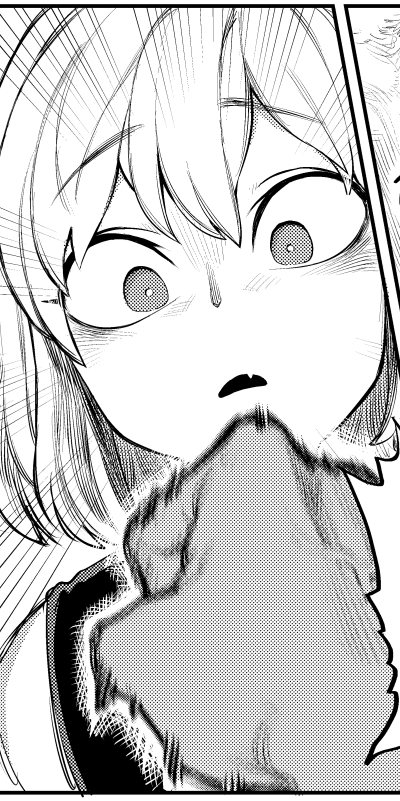 (肉が自ら飛び込んできた時の顔) 
