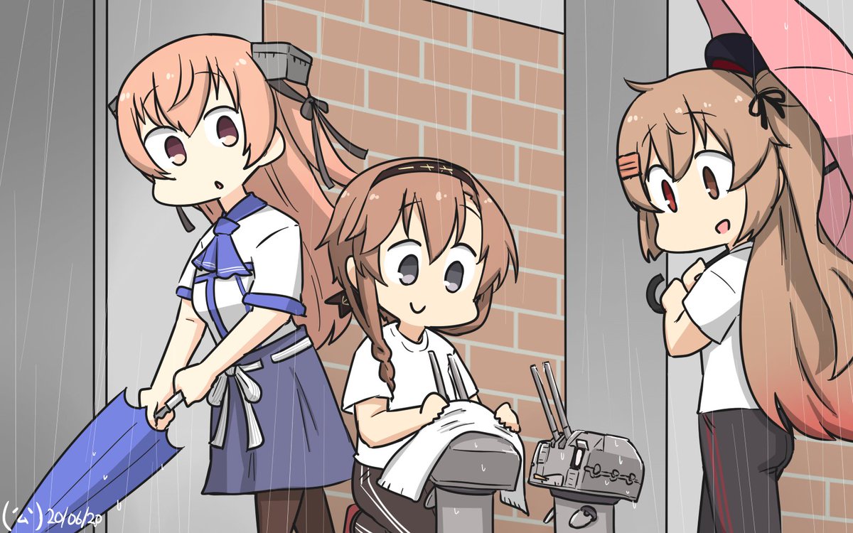 村雨(艦これ) ,村雨改二 「#艦これ版深夜の真剣お絵描き60分一本勝負
#艦これ版真剣お絵描き60分一本勝負」|(公)＠お仕事skeb募集中のイラスト