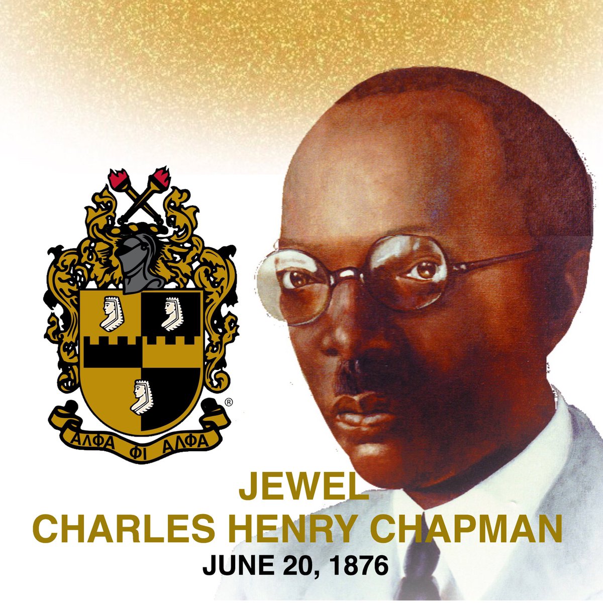 Today, we recognize the birthday of one of the seven visionary founders of Alpha Phi Alpha Fraternity Inc., Jewel Charles Henry Chapman. He was a distinguished educator and agriculturalist. Happy Birthday, dear Brother. #JewelChapman #ThereGoesAnAlphaMan #ForThe7Jewels #CCJKMOT