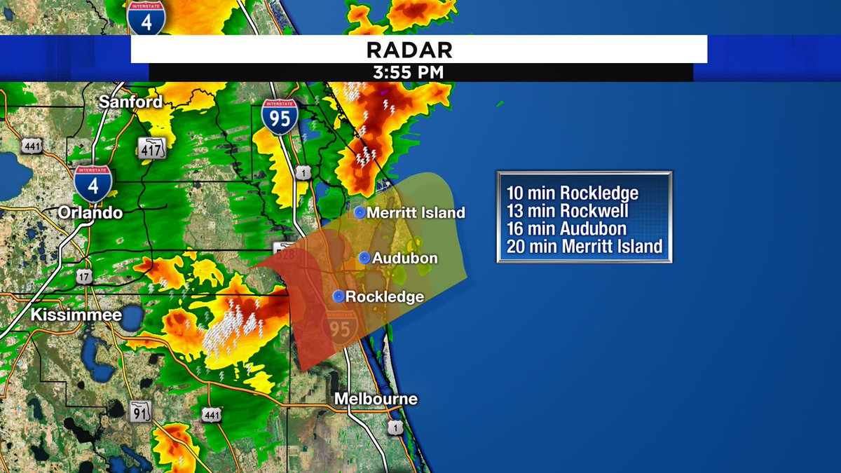 A Significant Weather Advisory has been issued for NW Brevard, SE