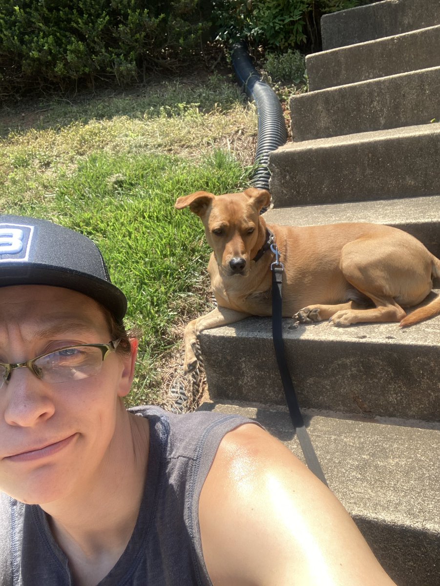 My best friend has a love of outside. Here we are doing one of things we do best together. <a href="/DillardES/">Dillard Elementary</a> <a href="/rsykez/">Roxann Sykes, DDMES Principal</a>  #DillardESVirtualSpiritDay