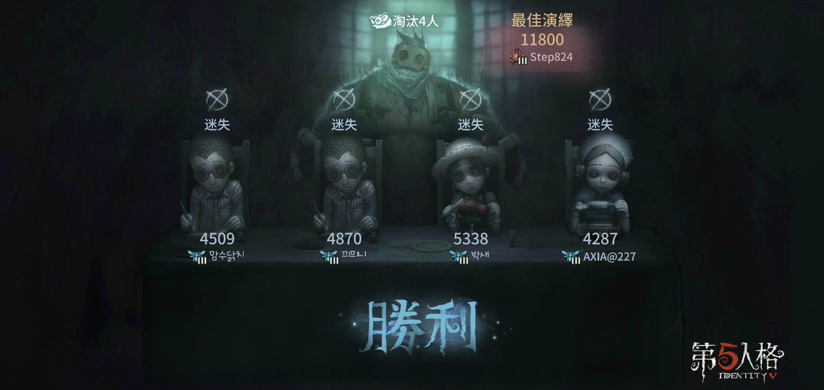 KwanStep's tweet photo. 我在“第五人格”，快來和我一起玩吧！ https://t.co/4bg5Q4yYHK