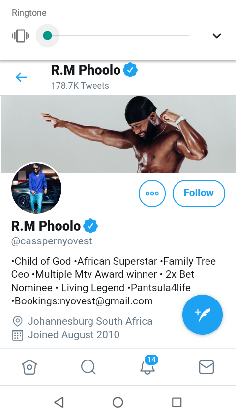 be_humble2013's tweet photo. #PutSouthAfricansFirstNow 

I have unfollowed my favourite artist Cass, that was the last celebrity, I could not unfollow easily because I like him and i attended three of his fillups
#PutSouthAfricansFirstNow  is more important than celebs https://t.co/I1zueW08fg